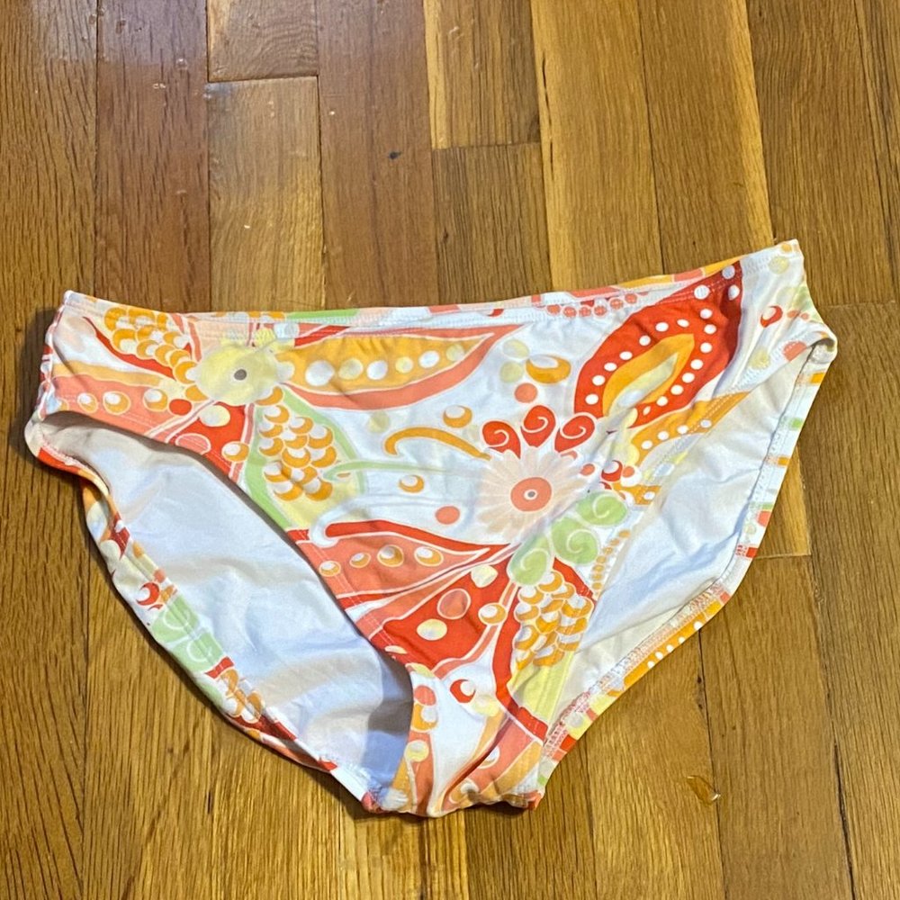 Jantzen Floral Paisley Bikini Bottom Size 12/14